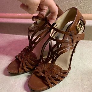 Cole Haan Nike Air heels brown leather size 8